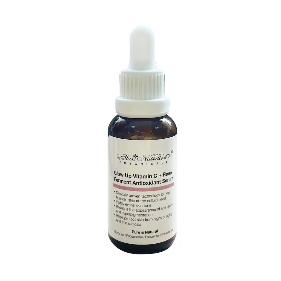 Skin Nutrients Glow Up Vitamin C + Rose Ferment Antioxidant Serum