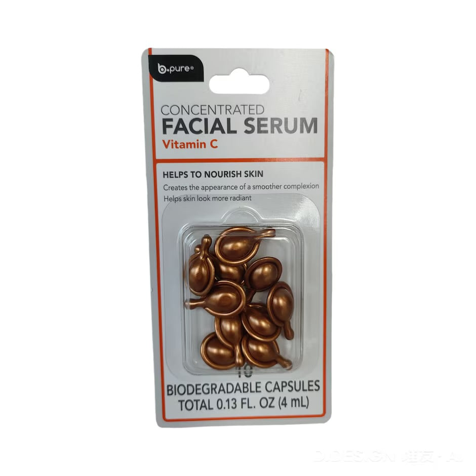 B Pure Concentrated Vitamin C Facial Serum Capsules