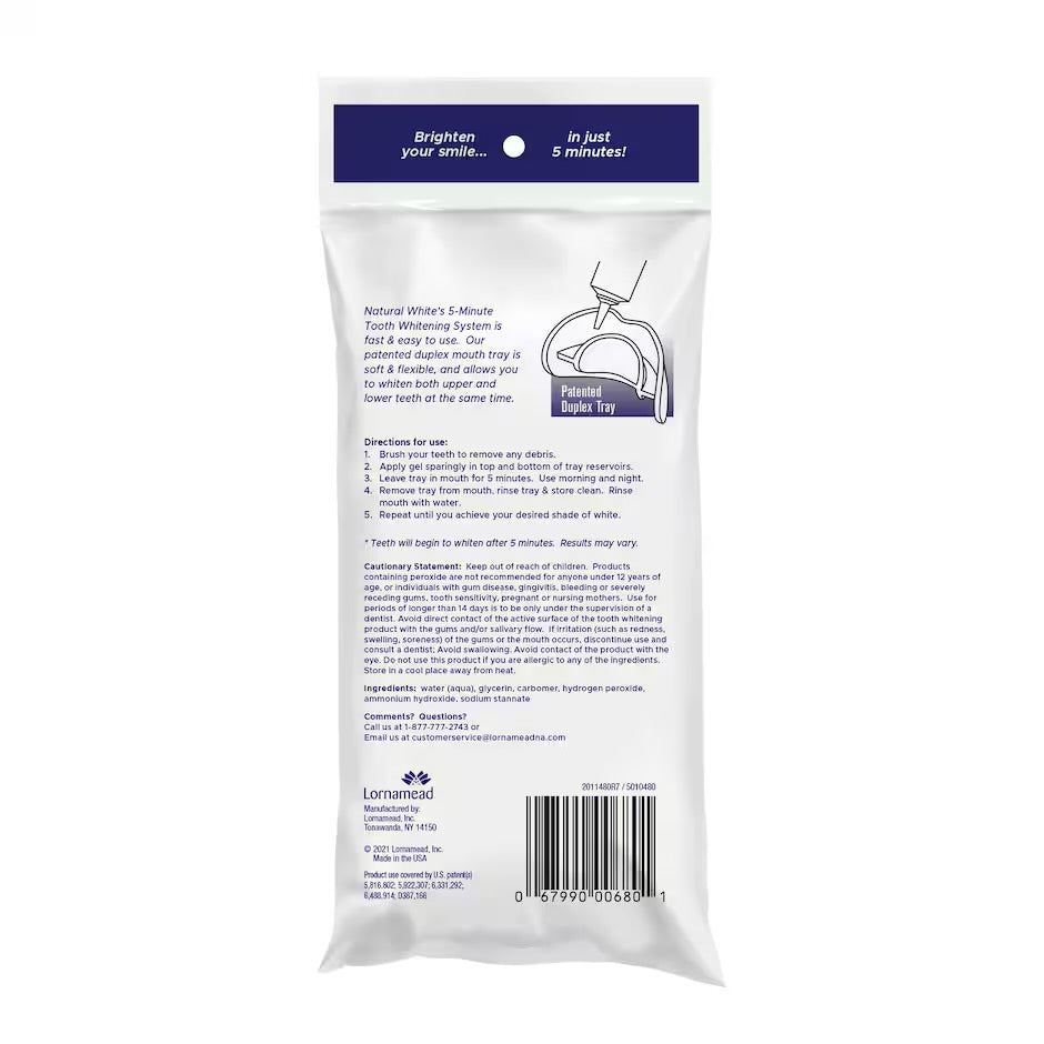 Natural White 5-Minute Teeth Whitening Kits
