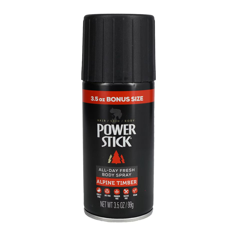 Power Stick Alpine Timber Body Spray