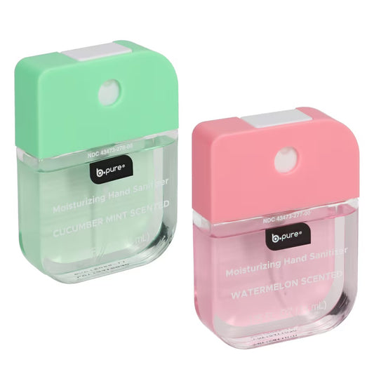 B.Pure Watermelon and Cucumber Scented Moisturizing Hand Sanitizer Sprays