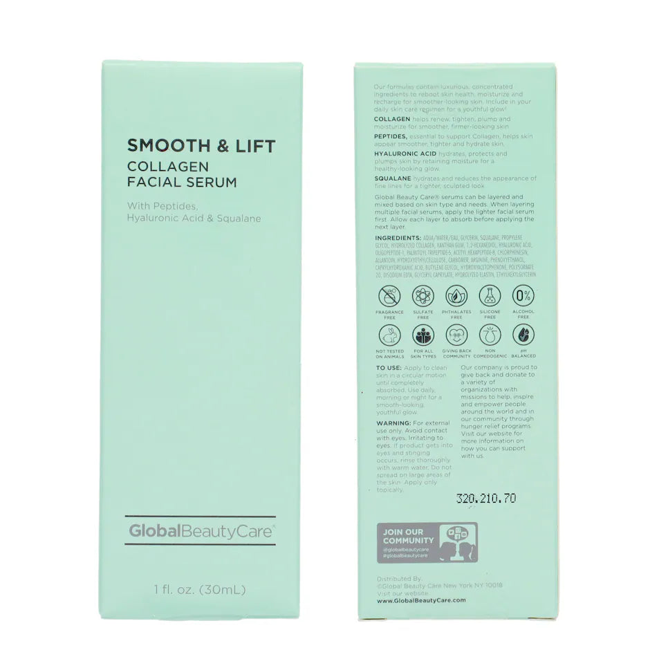 Global beauty care smoothie & lift collection